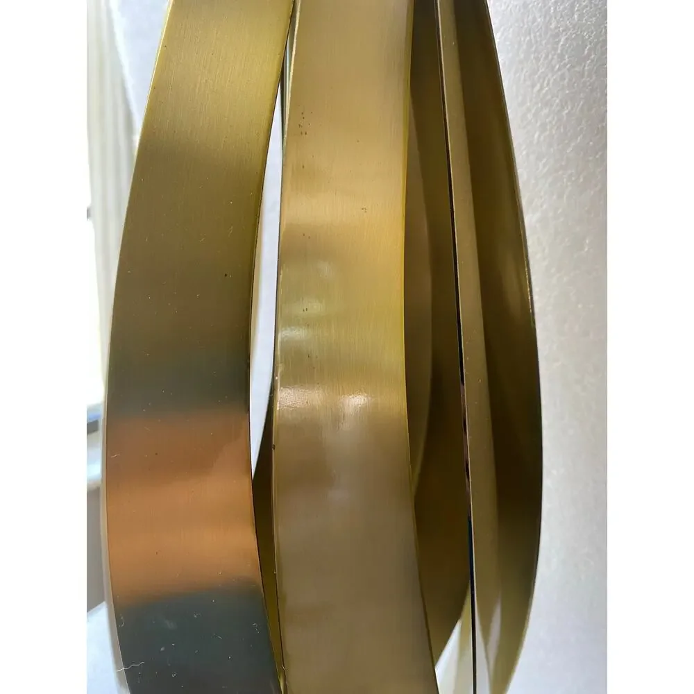 Elegant Gold Table Lamp with Gold Sculptural Metal Body Modern Acrylic Base